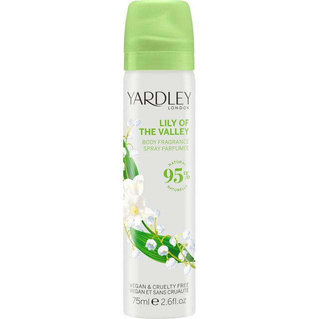 Yardley London spray corpo al mughetto 75 ml