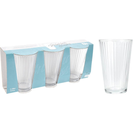 Eccellente set di bicchieri per casalinghi da 3 pezzi da 300 ml