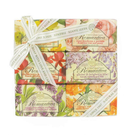 Nesti dante romantica set regalo sapone 6x150gr.