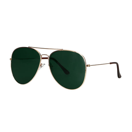 Occhiali da sole Spectrum pilot vetro oro verde