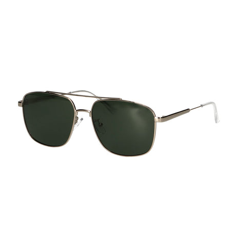 Occhiali da sole Spectrum in vetro verde ottone da uomo