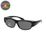 Occhiali da sole fit-over polarizzati Spectrum neri