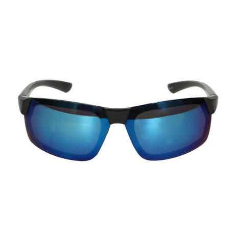 Occhiali da sole Spectrum sportivi con rivestimento blu da uomo
