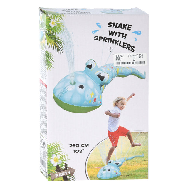 Snake spruzzatore gonfiabile, 260 cm