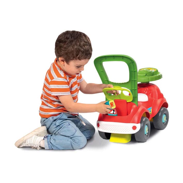 Clementoni cavalca su auto da passeggio 3in1