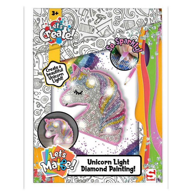 Sambro Diamond Art Unicorn Lamp