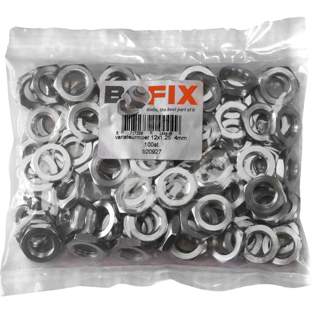 Dado di variazione BOFIX M12X1.25 4 mm di spessore (100 °)