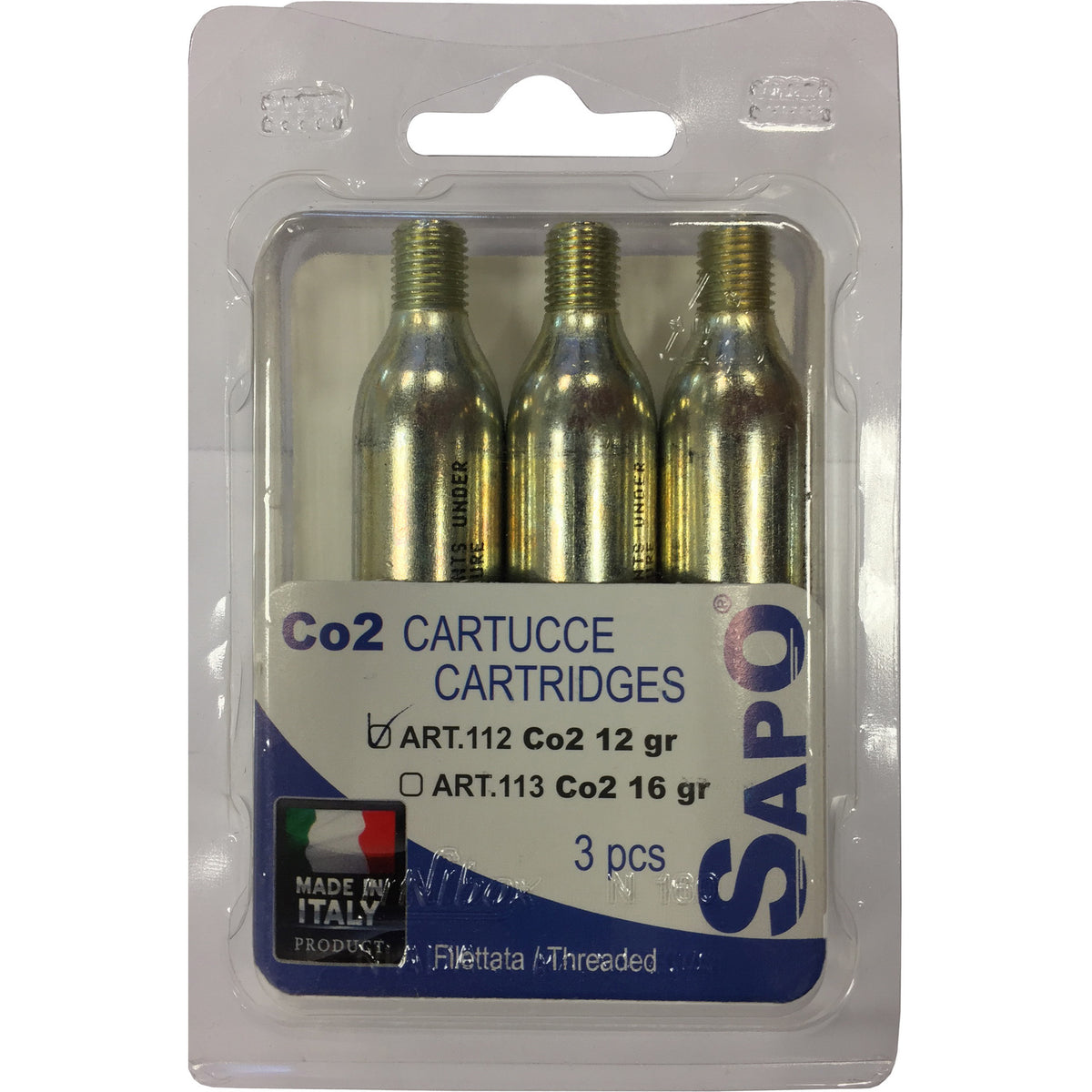 SAPO Air Patterns (3) 12gr. Blister CO2
