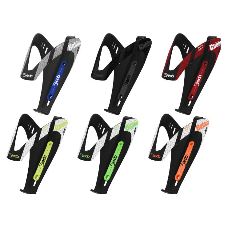 Bidoneholder Gabbia nero con stampa gialla